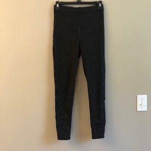 Striped high wasted leggings